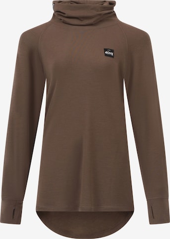 T-shirt fonctionnel 'Icecold' Eivy en marron : devant