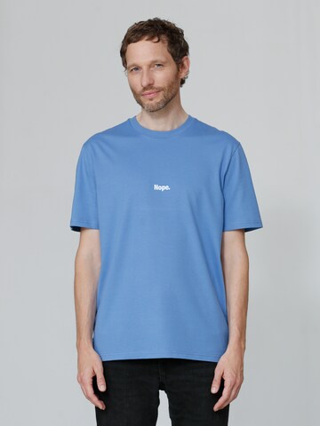 Watapparel Shirt 'Nope' in Blue: front
