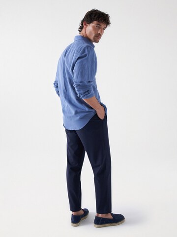 Salsa Jeans Regular fit Button Up Shirt in Blue