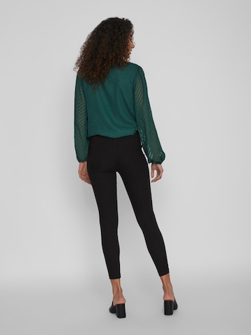 VILA Skinny Leggings 'Laura Lou' in Zwart