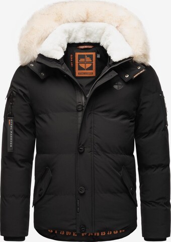 STONE HARBOUR Winter Jacket 'Halvaar' in Black
