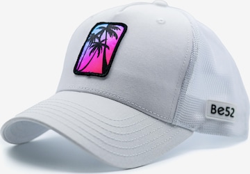 Be52 Cap 'Palms PremiumS' in Weiß: Vorderseite