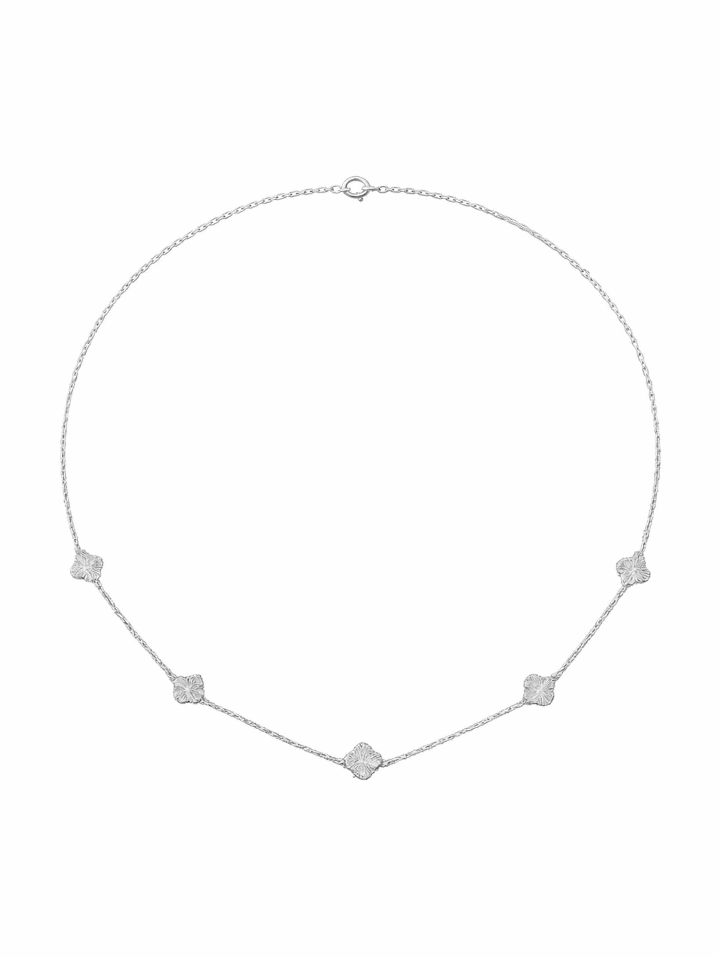 Cala Rose Ketting 'ALICE' in de kleur Zilver, Productweergave