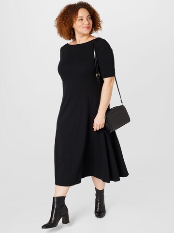 Robe Lauren Ralph Lauren Plus en noir