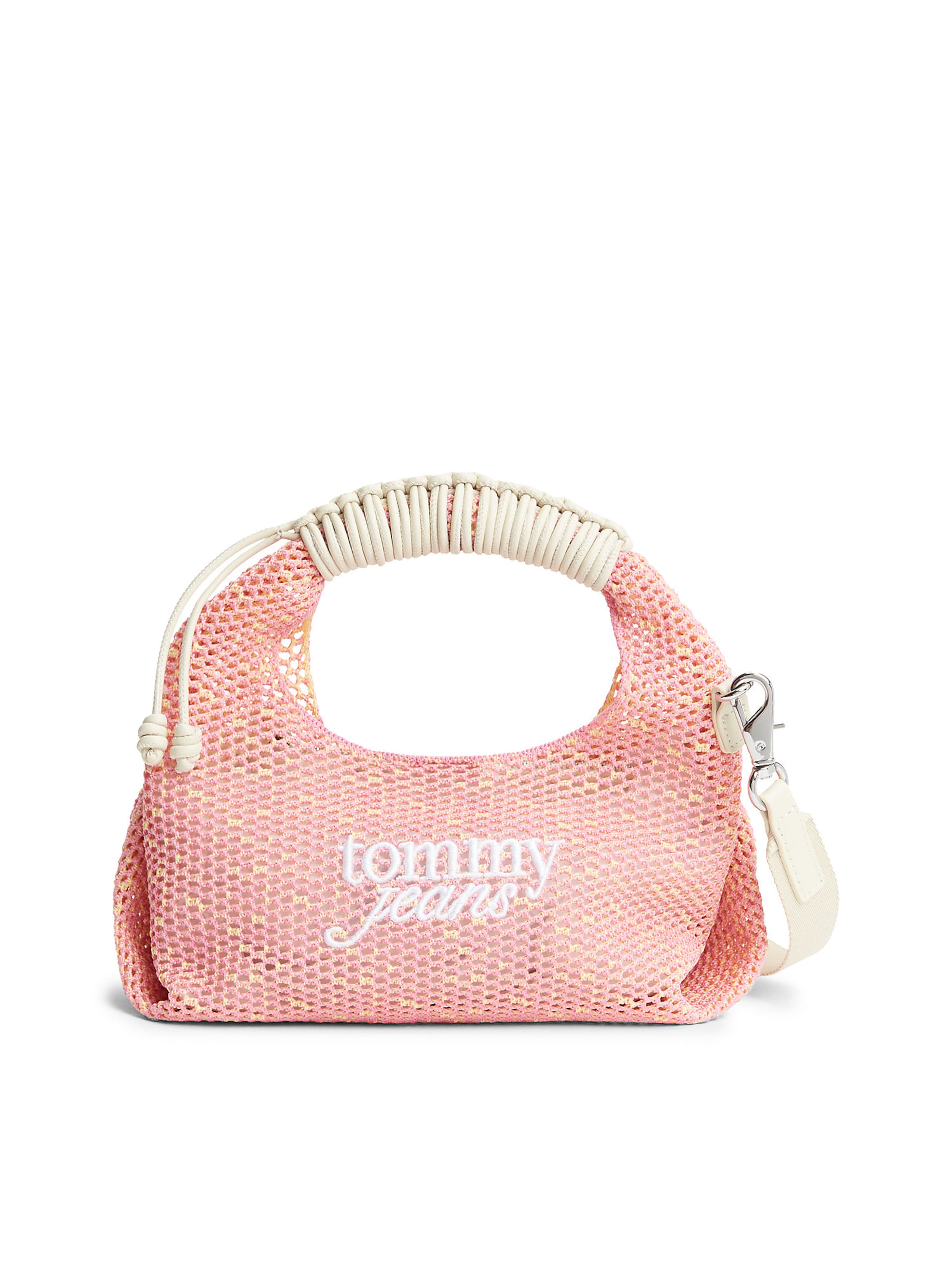 Tommy Jeans Handtasche in Pink: Vorderseite
