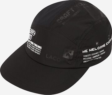 LACOSTE Cap 'Minecraft' in Black: front