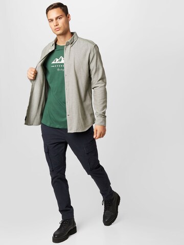 JACK & JONES Shirt 'EVERST' in Green