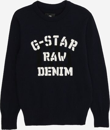 mėlyna G-STAR Megztinis 'HOCKNEY': priekis