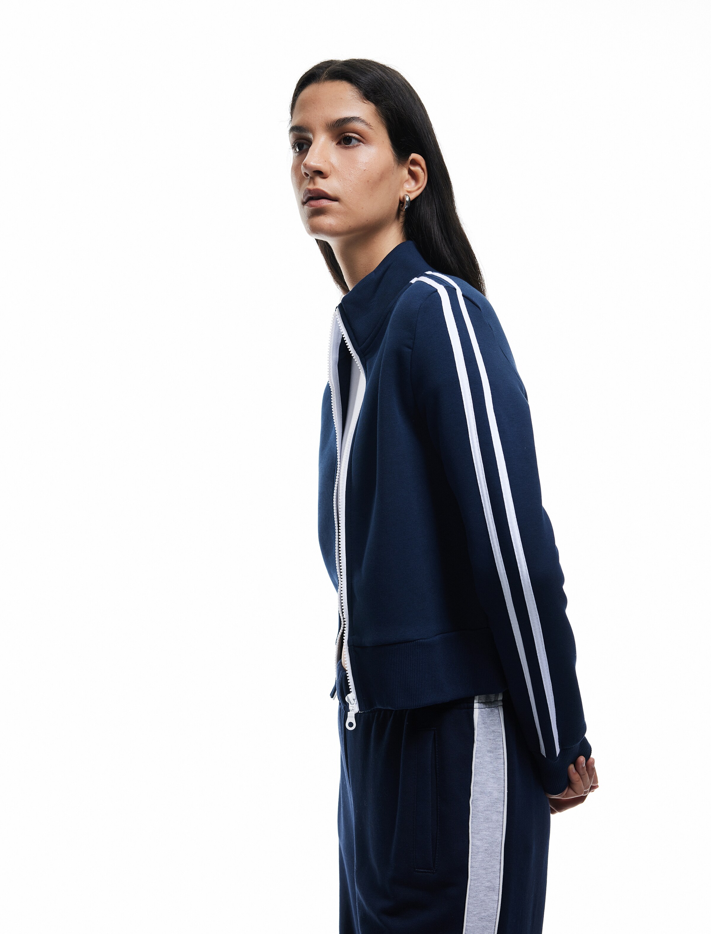 Koton Sweat jacket in Blue