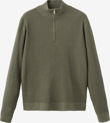 MANGO MAN Sweater 'Antiguap' in Green: front