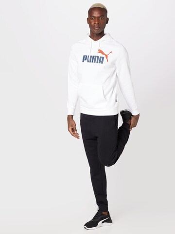 PUMA Αθλητική μπλούζα φούτερ σε λευκό