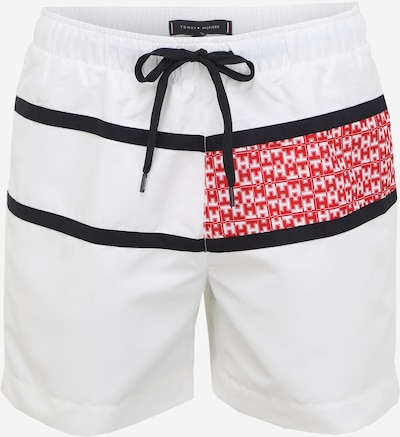 Tommy Hilfiger Underwear Badeshorts in marine / rot / weiß, Produktansicht