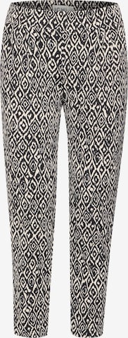 ICHI Pleat-front trousers 'IHKate' in Black: front