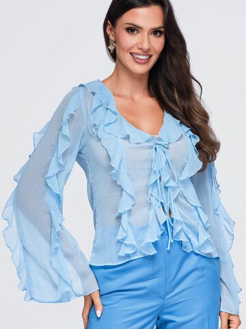 Ombre - Blusa en azul