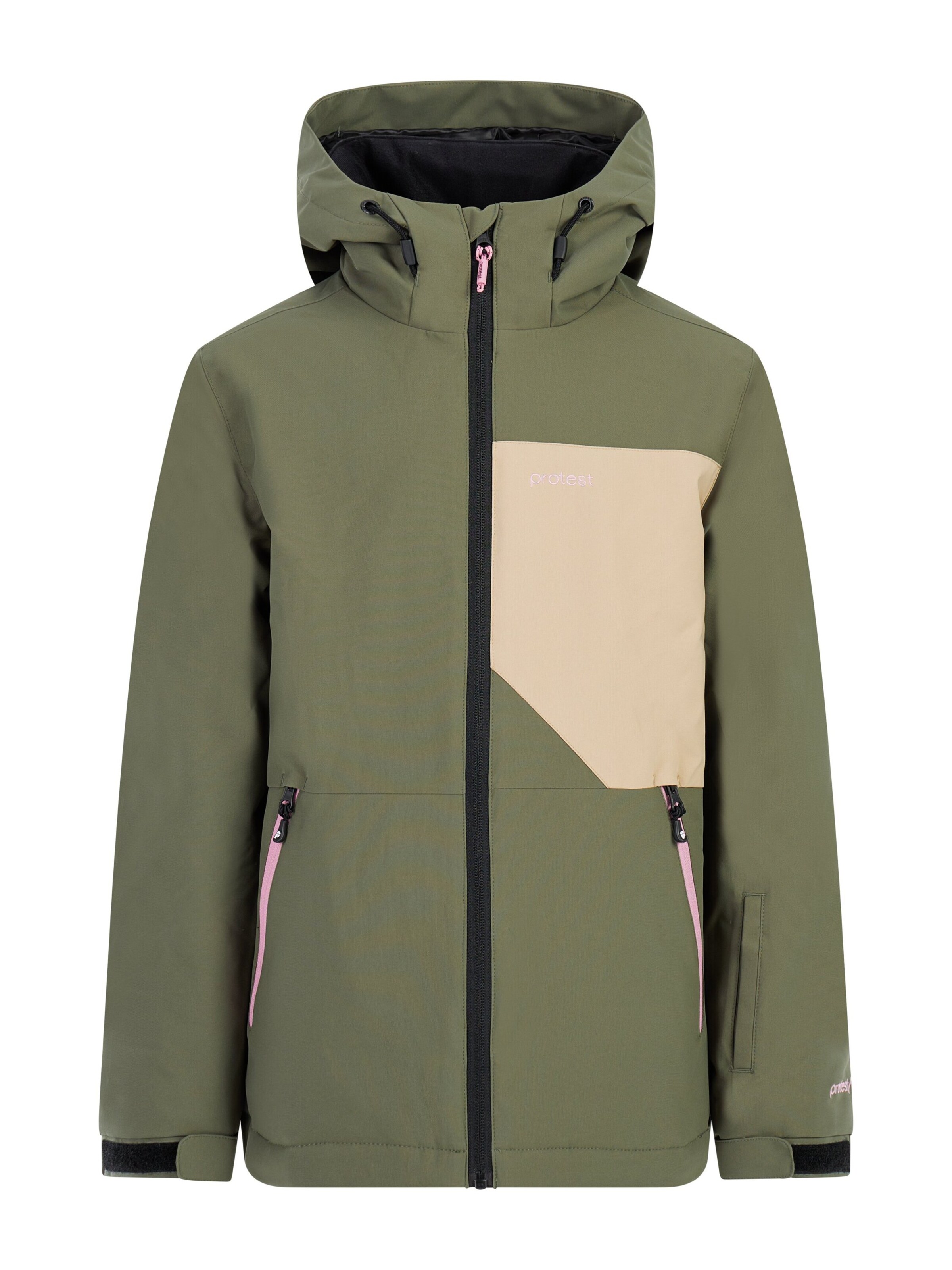PROTEST Sports jacket 'PRTNoortje JR' in Green: front