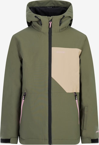 PROTEST Sports jacket 'PRTNoortje JR' in Green: front