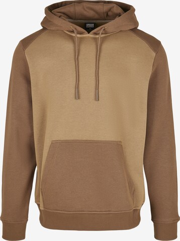 Urban Classics Sweatshirt in Bruin: voorkant