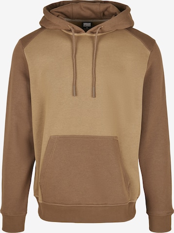 Urban Classics Sweatshirt in Brown: front