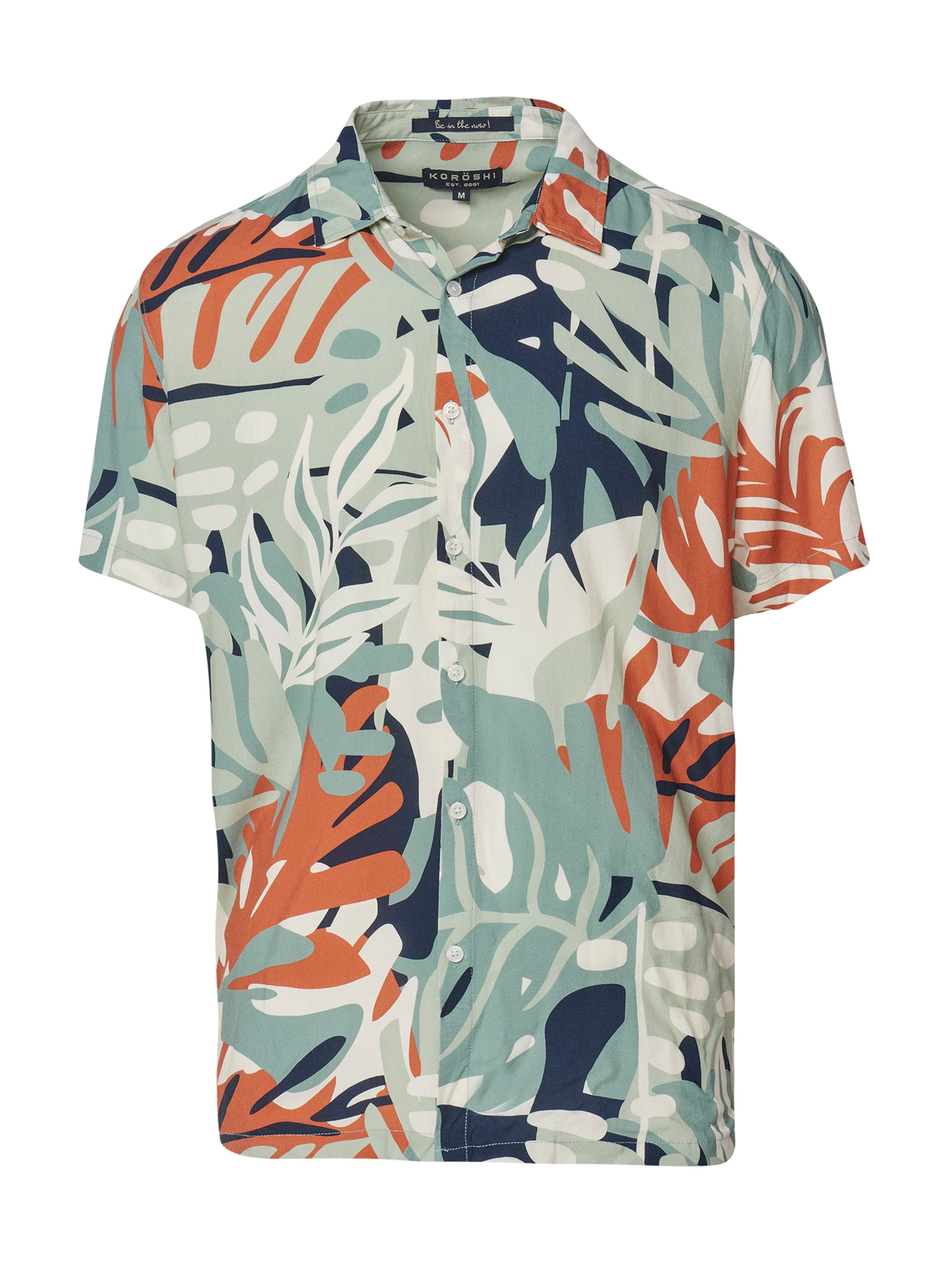 Coupe regular Chemise KOROSHI en mélange de couleurs : devant