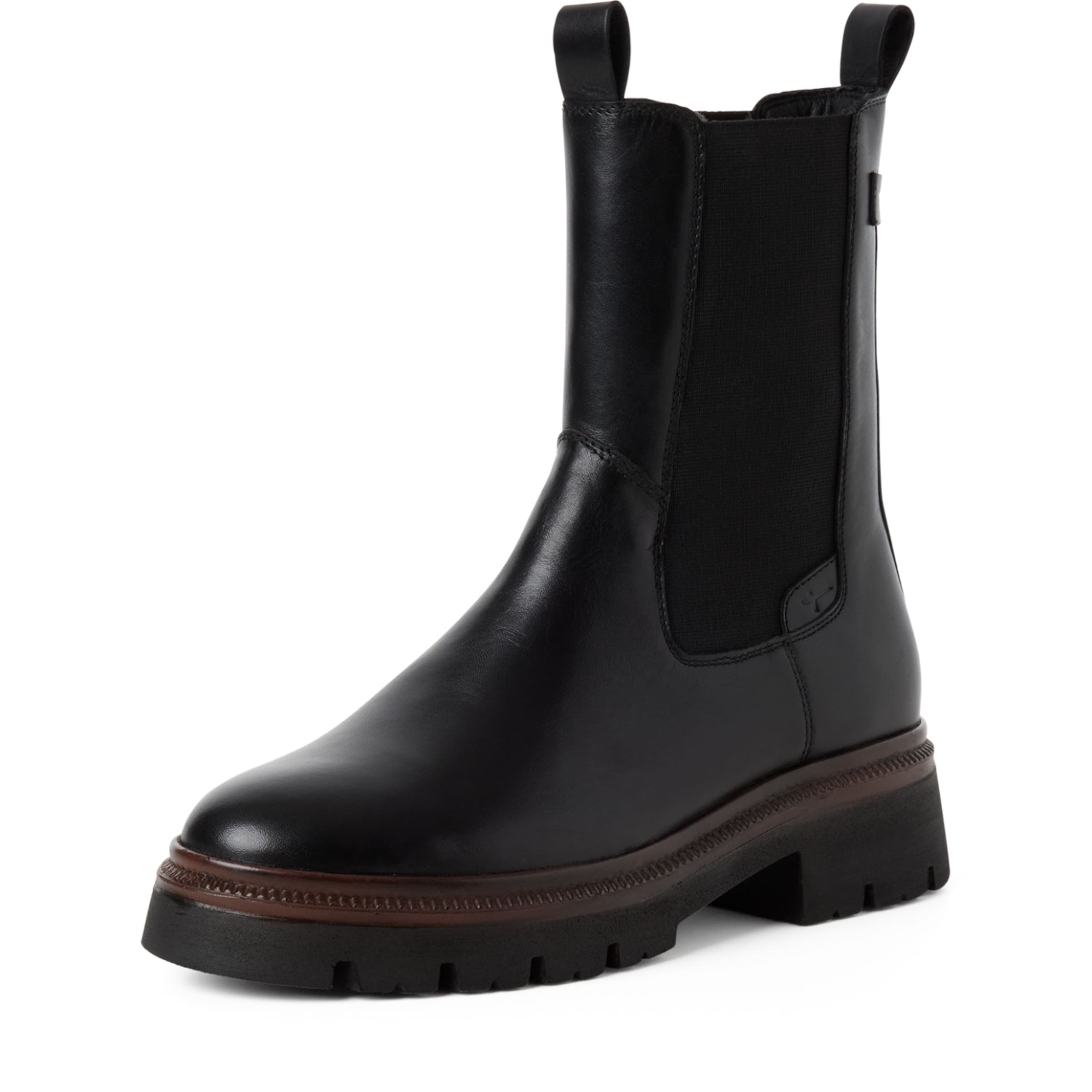 Tamaris Chelsea boots in Black: front