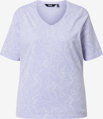 Ulla Popken Shirt in Purple: front