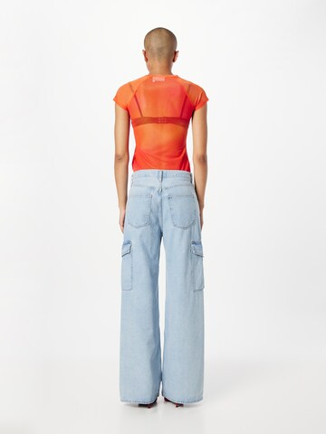 AGOLDE Wide Leg Jeans 'Minka' in Blau