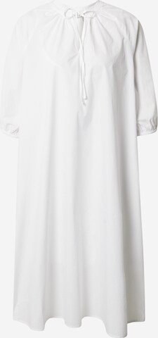 Robe-chemise Emily Van Den Bergh en blanc : devant