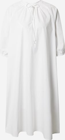 Emily Van Den Bergh - Vestidos camiseiros em branco: frente