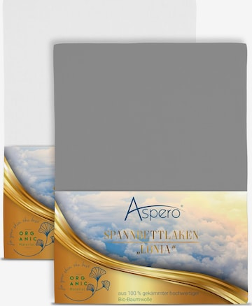 Aspero Bed Sheet in Grey: front