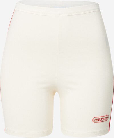 Pantaloni 'Short' ADIDAS ORIGINALS pe roșu / alb perlat, Vizualizare produs