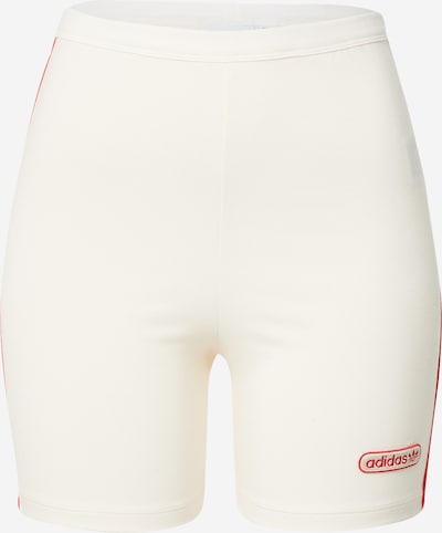 Pantaloni 'Short' ADIDAS ORIGINALS pe roșu / alb perlat, Vizualizare produs