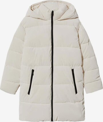 MANGO TEEN Coat 'Angels' in White: front