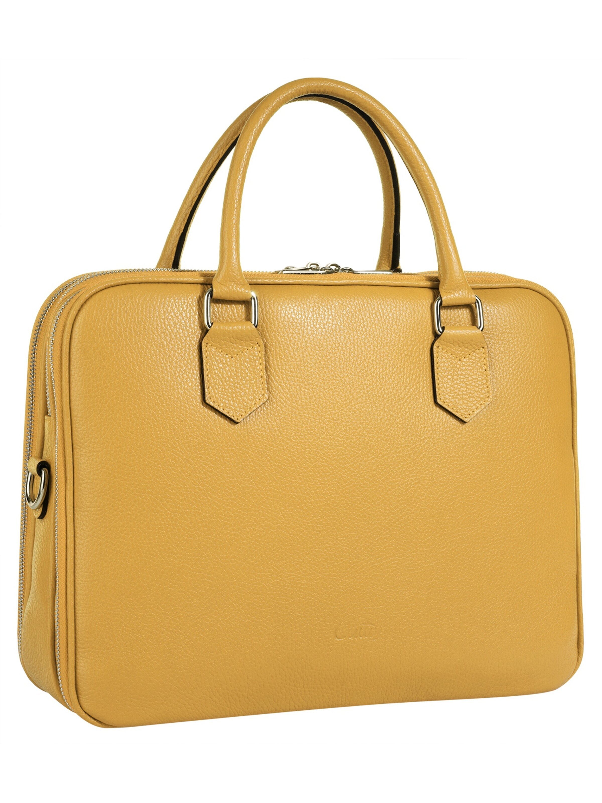 Porte-documents Cluty en jaune