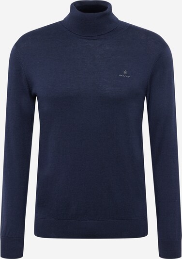 GANT Pullover in nachtblau / grau, Produktansicht