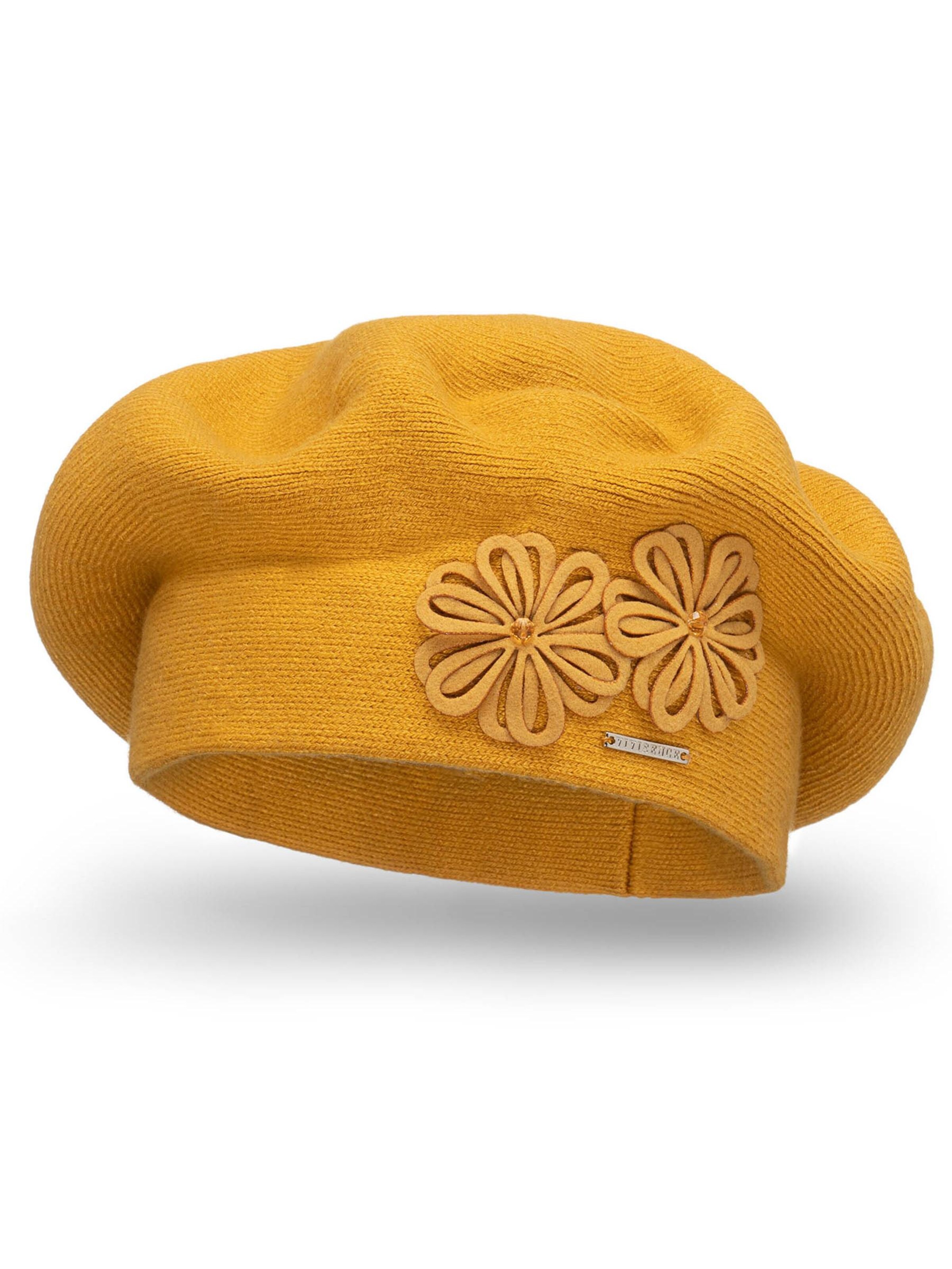Vivisence Beanie '7007' in Yellow: front