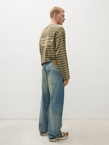 Bershka Barrel Дънки в синьо