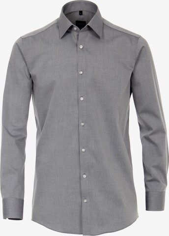 VENTI Slim fit Business Shirt in Grey: front