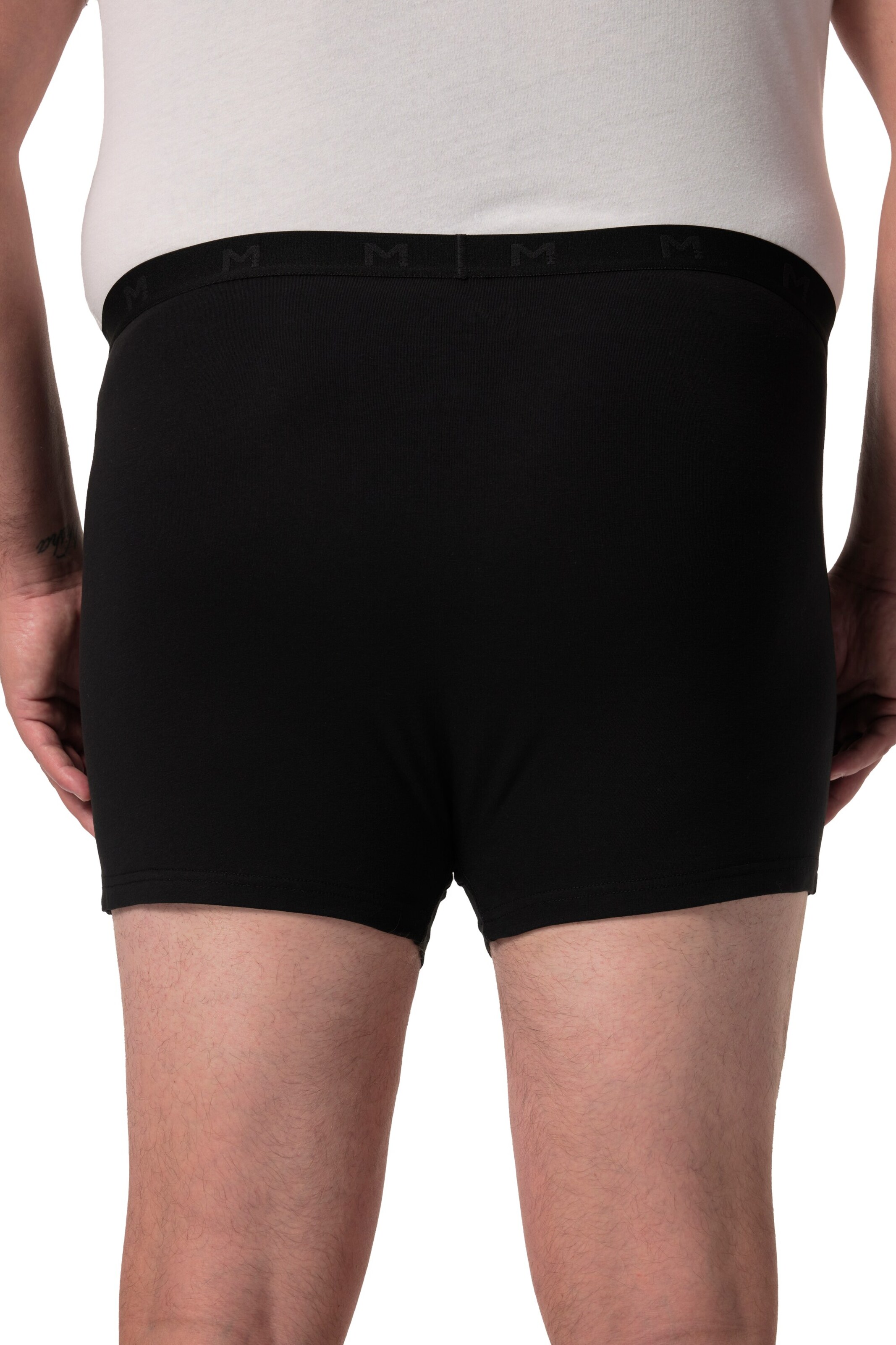 Men Plus Trunks in Schwarz