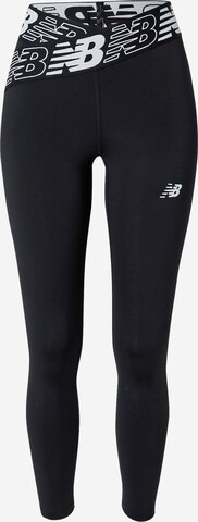 new balance Skinny Sporthose in Schwarz: predná strana