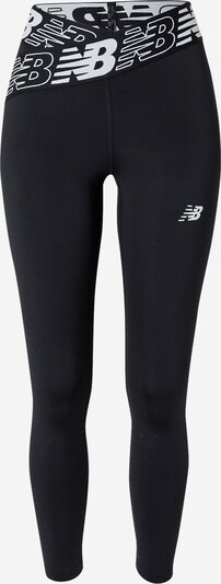 new balance Sportbroek in de kleur Zwart / Wit, Productweergave