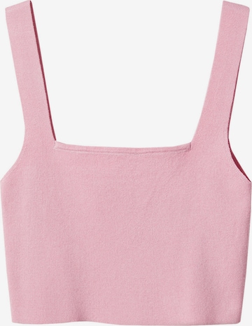 Tops en tricot 'ROSE' MANGO en rose : devant