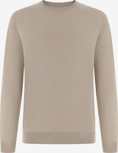 Kostiuminė liemenė ' Crew Neck Jumper in Superfine Wool ' iš Boggi Milano, spalva – smėlio, Prekių apžvalga