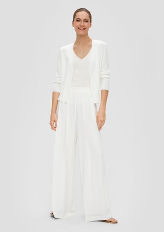 Top in maglia di s.Oliver BLACK LABEL in bianco