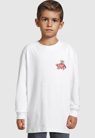 Maglietta 'The Powerpuff Girls' di Merchcode in bianco: frontale