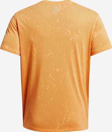 UNDER ARMOUR Performance Shirt 'Launch Splatter' in Orange