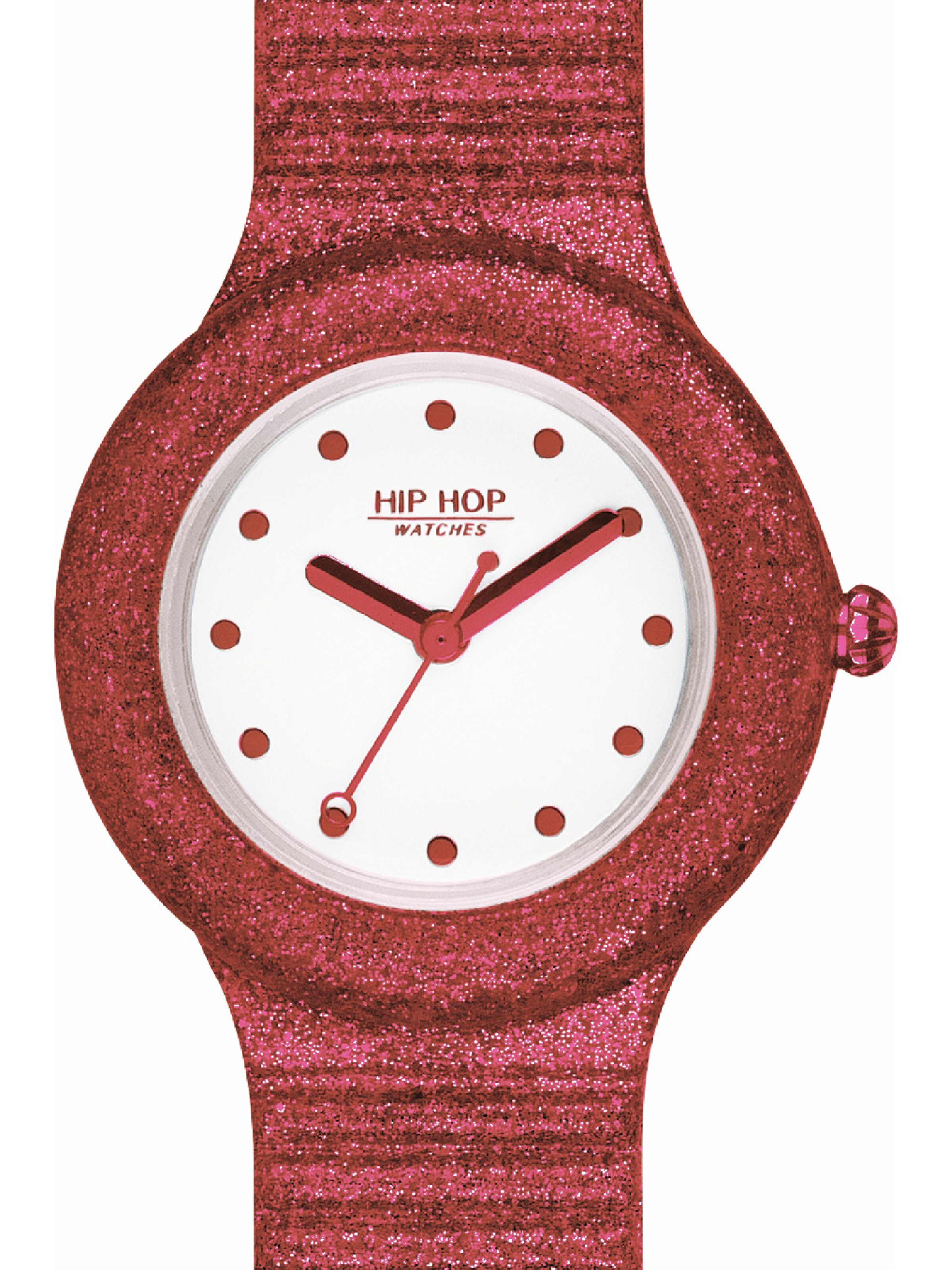 Hip Hop Analoguhr 'MANIA' in Rot: Vorderseite