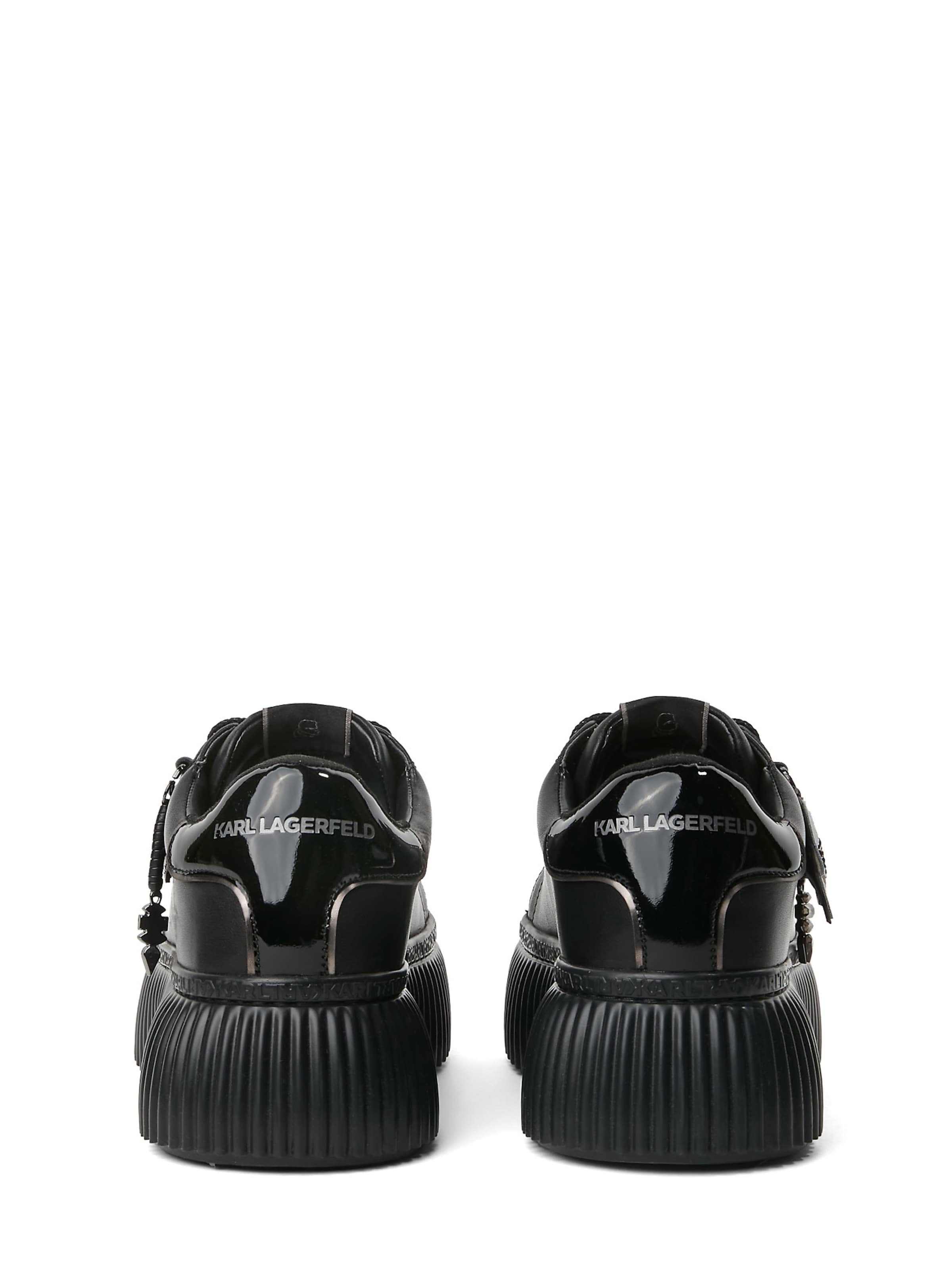 melns Karl Lagerfeld Zemie brīvā laika apavi 'Ikon'
