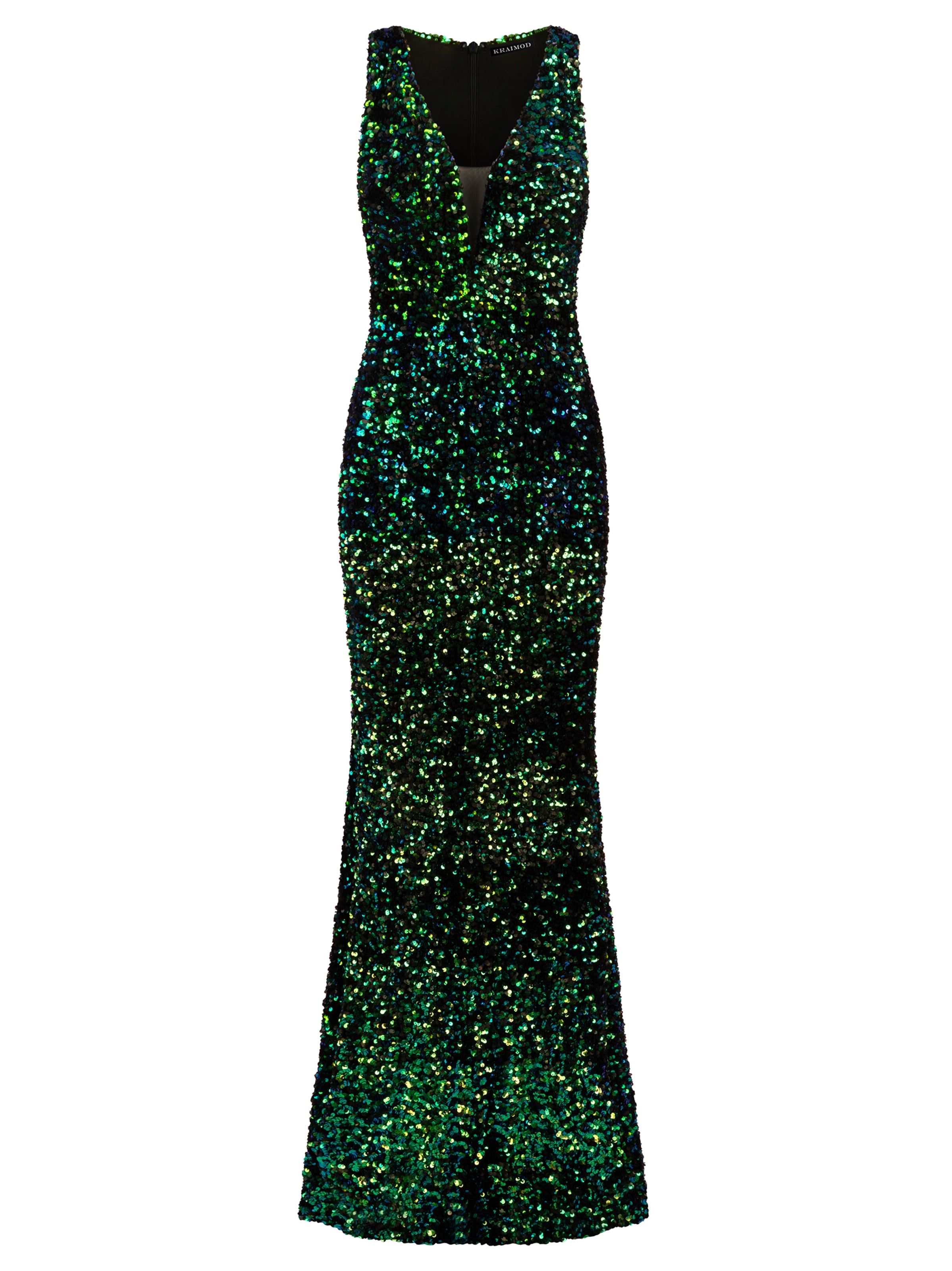 Kraimod Evening Dress in Green: front