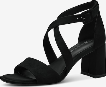 TAMARIS Sandals in Black: front