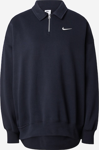 Felpa 'Phoenix Fleece' di Nike Sportswear in nero: frontale